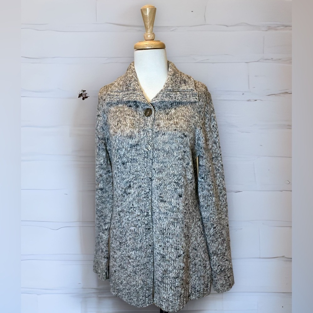 GRAY Knitted Coat by Liz Claiborne